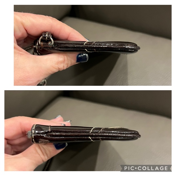 Vintage Coach Patent Leather Wristlet Y2K/90's - Picture 6 of 6